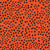 Caveman Black dots on Orange coordinate Halloween Image