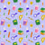 Back to School Science Laboratory Materials on Purple Image