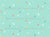1950s Pet Shop Soda Fountain Stars on Light Aqua Blue Image