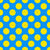 Polka dots yellow on blue Image
