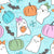 Girly Ghost Halloween Light Blue Image