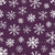 Winter Snowflakes on Dark Purple Image