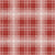 Christmas Faux Flannel Plaid Rudolph Image