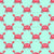 Cute Red Crabs on Turquoise Image