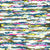 Vibrant Impressionist Stripes in Electric Galaxy Skies Image