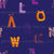 Monster Letters Spelling Halloween Deep Purple Image