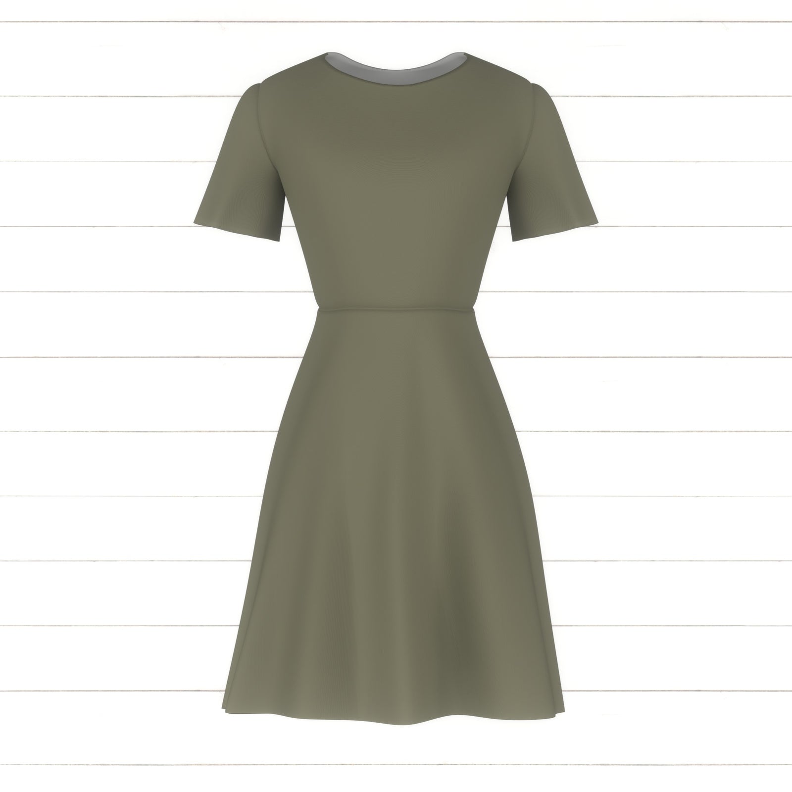 solid Olive Green