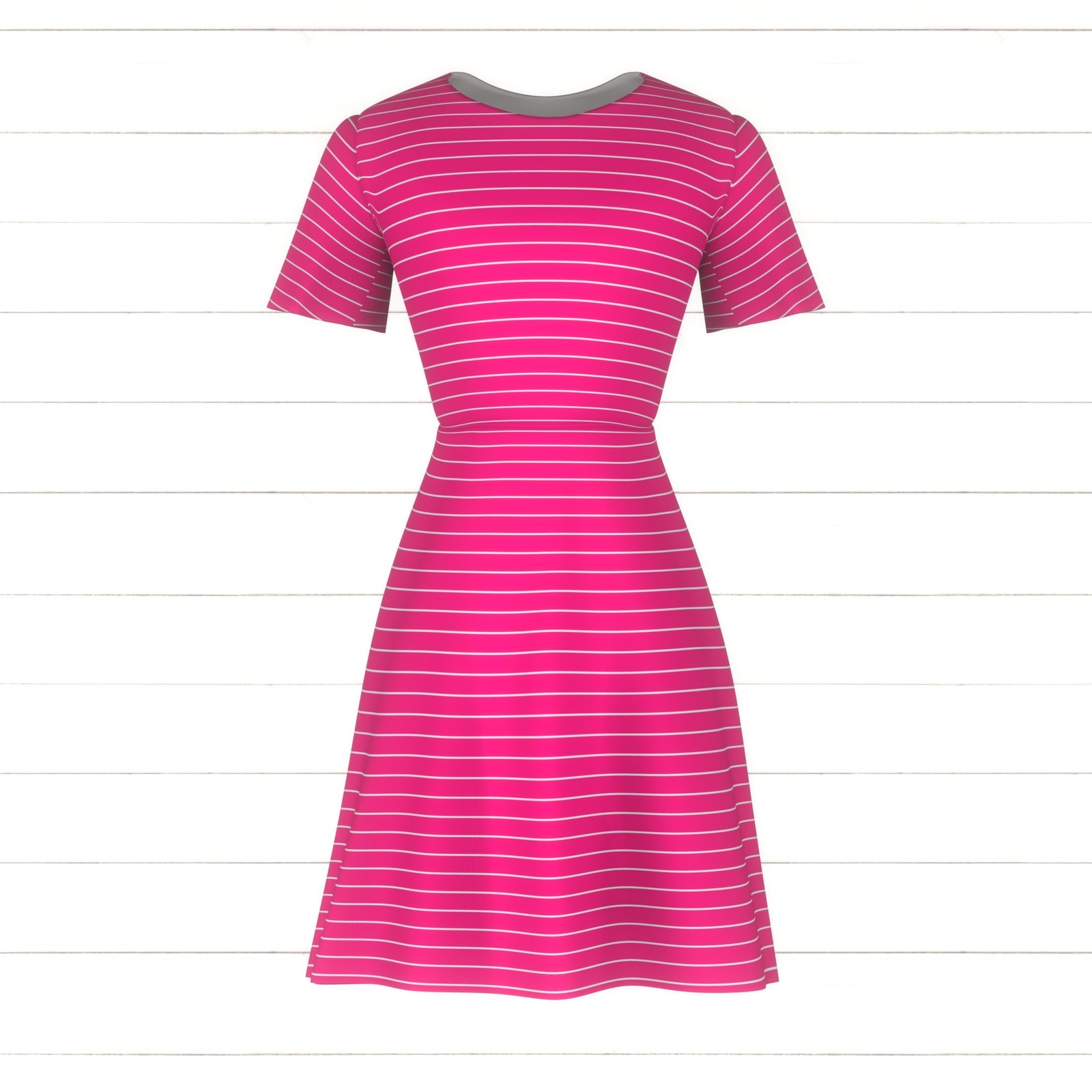 swim safe collection - hot pink stripe