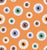 Spooky Cute Eyeballs Orange Image