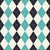 Argyle Pattern, White Blue Navy Blue, White Stitching Image