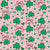 Shamrock Daisy Floral on Pink Image