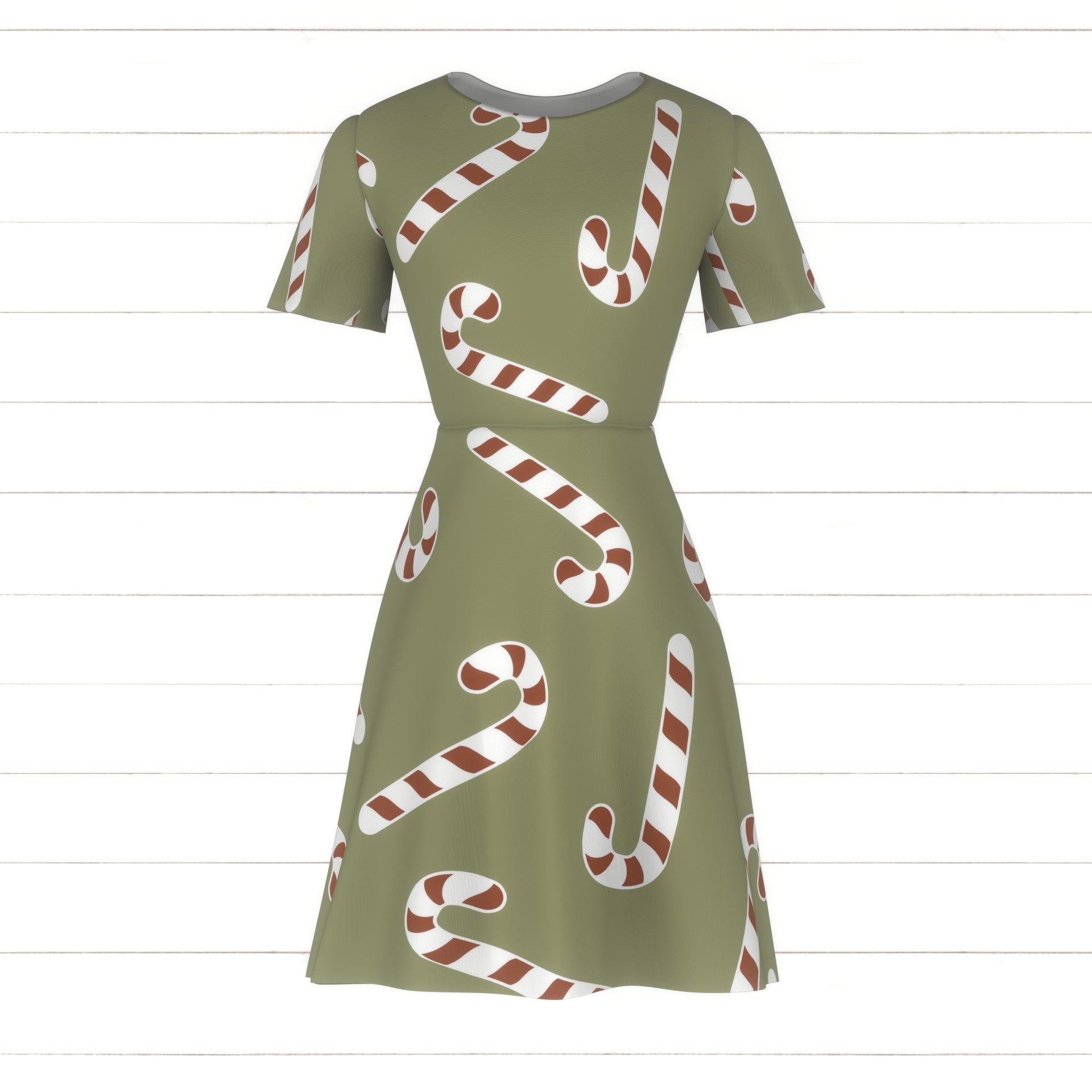 green candy cane dress Sweet Wink main image 0