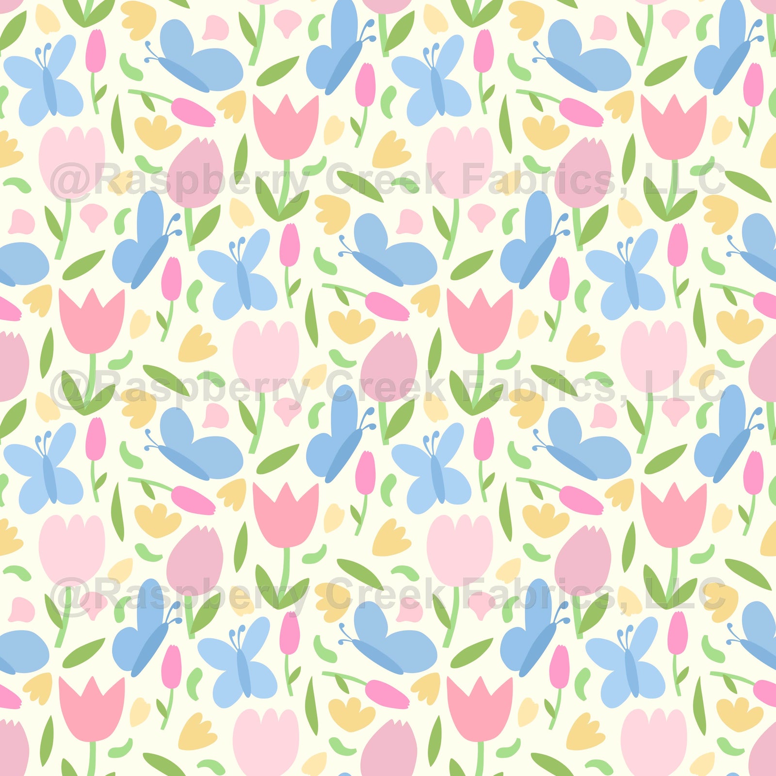 Pastel Break Wallpaper | Spring Shower by Mishka Studio