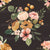 Charlotte Boho Floral Blossoms on Black Image