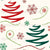 Frosty Pines From Christmas Collection in Traditional Color Palette Image