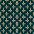 Fleur de Lis Pattern, French, Royal, Cream on Green Image