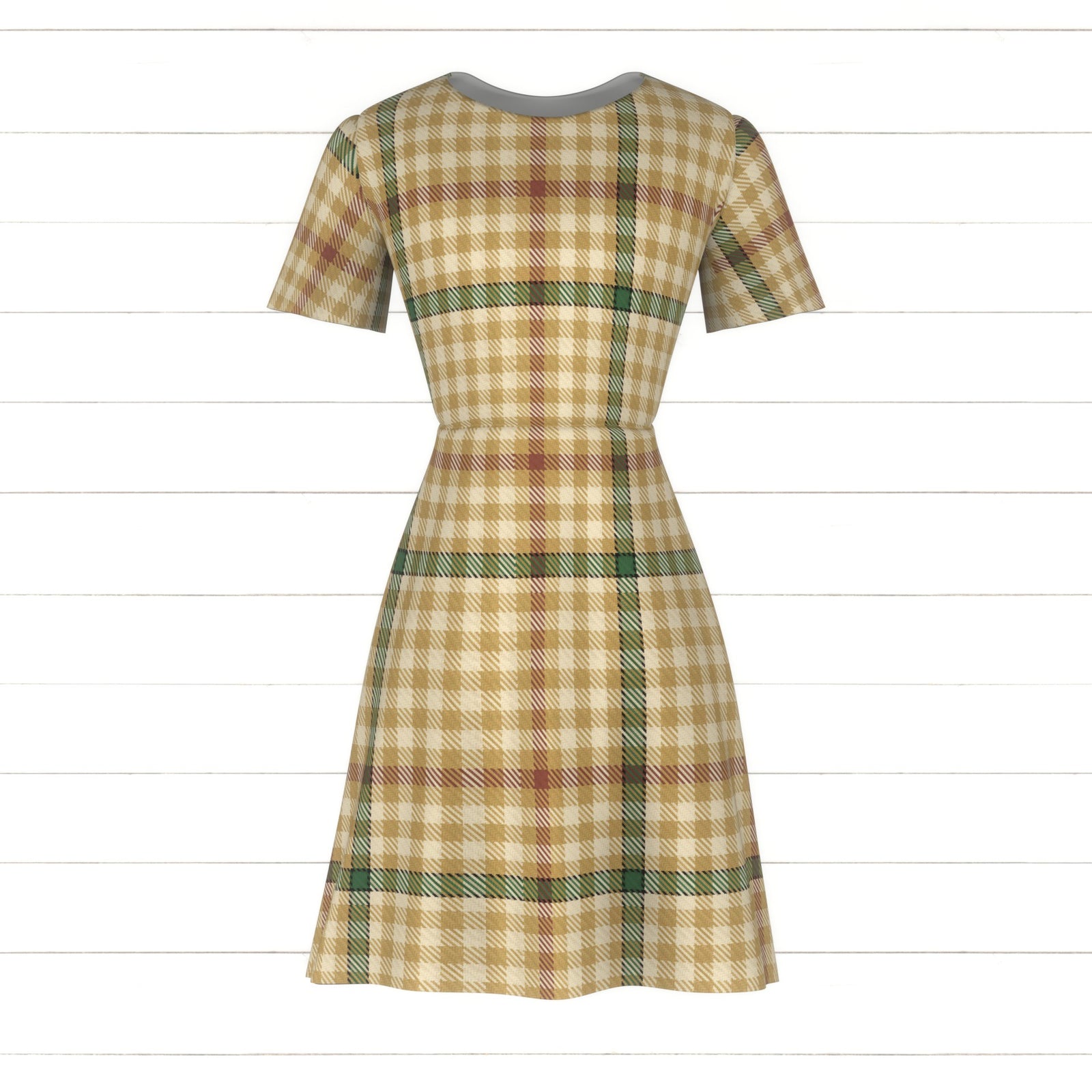 Beige Tartan