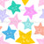 Cute star faces-pastel Image