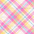 Bright Pink, Yellow, White and Blue Check Plaid Fun + Flirty Pink Collection Image