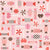 Retro valentines assorted candies sweets and lollipops - pink Image