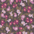 Cora Floral in Charcoal, Lovebud Mini Collection by the Enchanted Easel. Hand Drawn Roses, Flowers, Valentine's Day, Mauve, Lavender, Berry, Botanical. Image