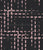 Gothic Moody Haunted Abstract Woven Dotted Mesh Grid in Pink and Black Image