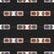 Pastel Retro Cassette Tape Windows on Black, 80s Mix Tape Collection by JuneyB Design Image
