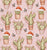 Christmas Y'all Cactus Pink Image
