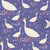 Winter swans (Folk Christmas collection) Swan birds, moon, stars for this festive design. Image