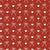 Coquette Bows and Hearts Beige Line Art on Red Image