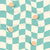 Pale Turquoise Checkerboard & Spiral Shells Muted on Beige Image
