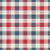 Americana Two Tone Gingham in Red White and Blue Image