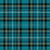 ★ TEAL BLUE TARTAN ★ Fabric / Collection : Plaid’s Not Dead – Classic Punk Prints By Borderlines Image