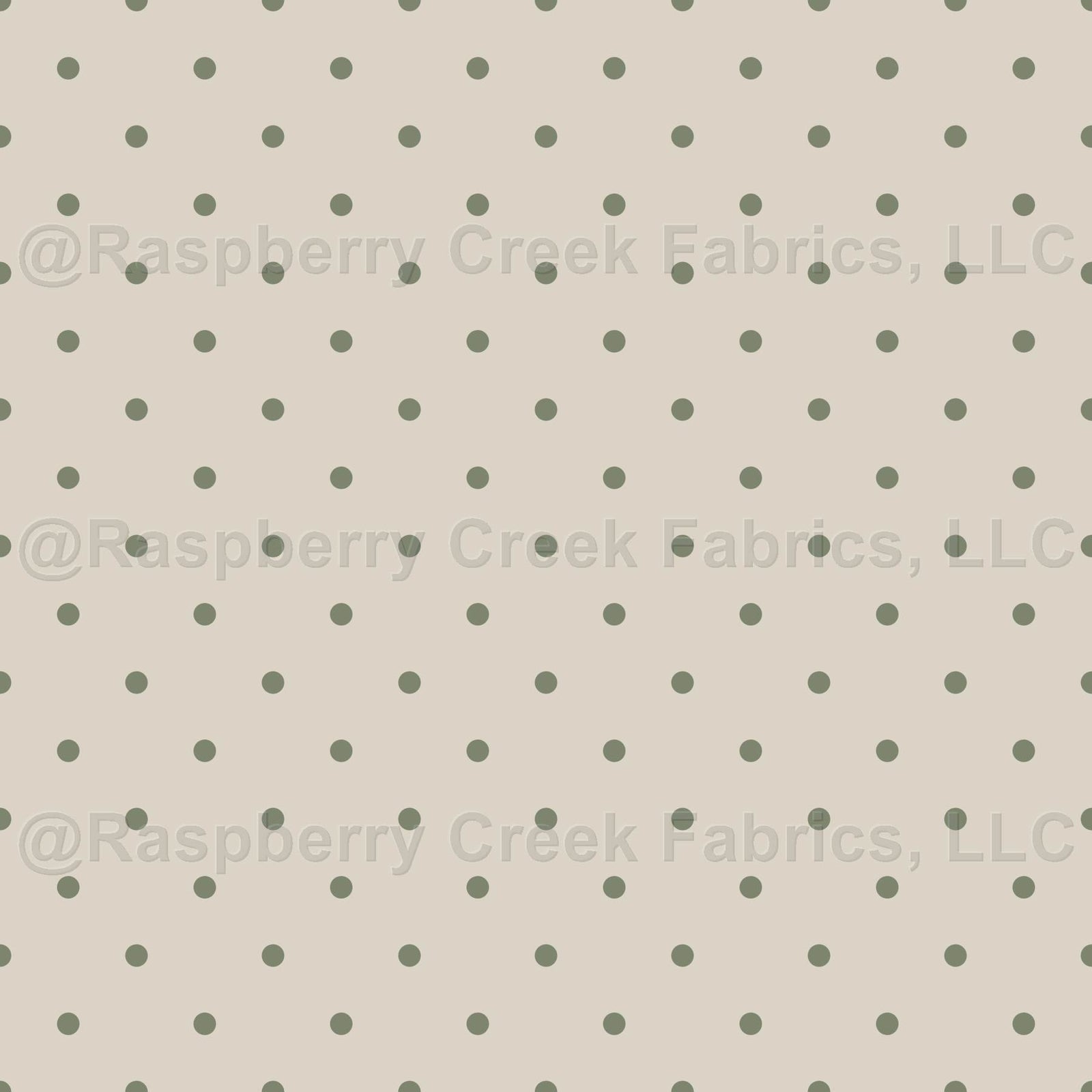 Sage Dots on Cream, Ghostly Florals by JuneyB Design
