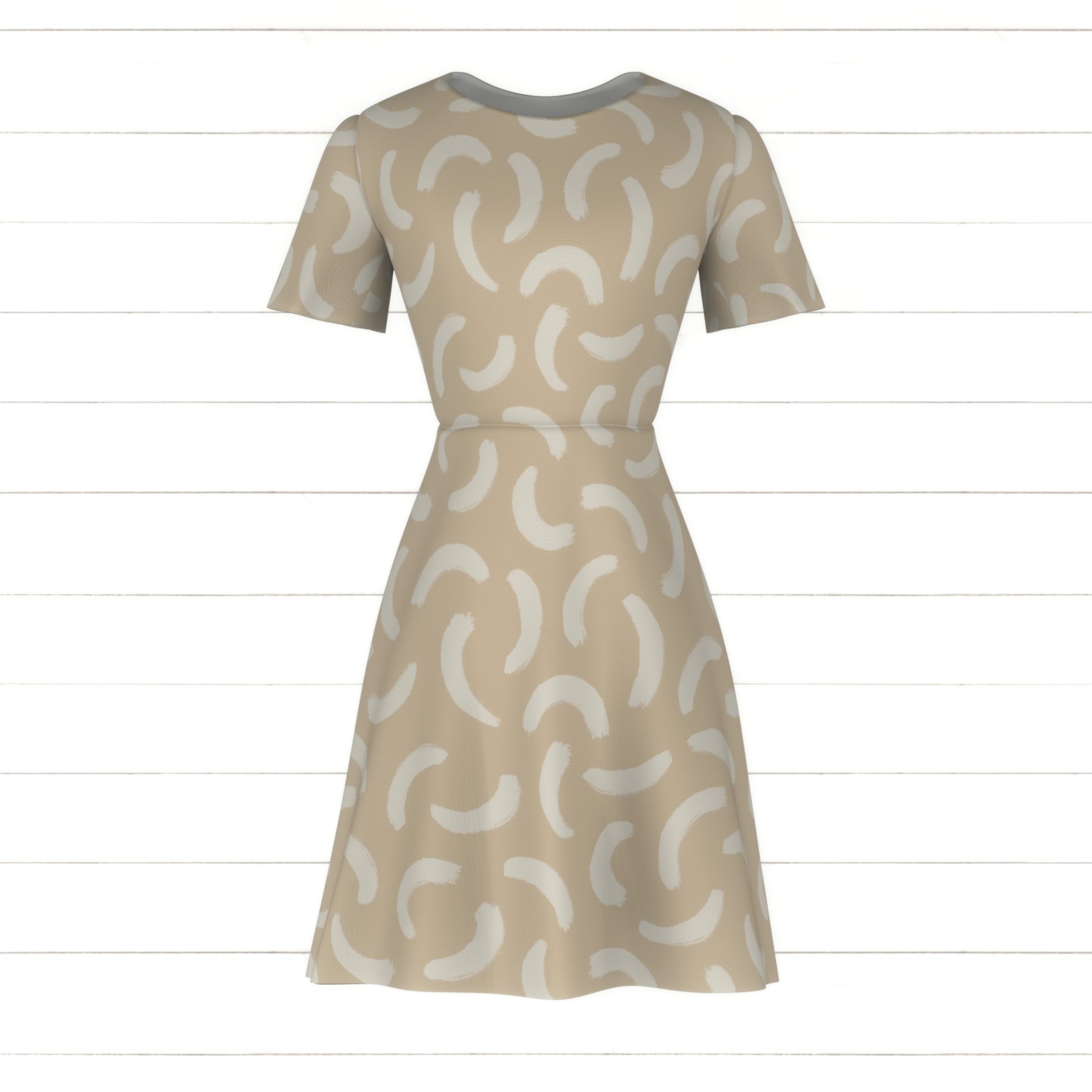 Textured Brush Strokes {Neutral Softer Tan} Earth Tone Boho Minimalism