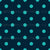 Dragonfly Polkadots - Aqua Teal on Midnight Blue Image