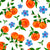 Marmalade-Oranges and Blue Blossoms Image
