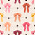 Pretty Pink and Peach Bows with Polka Dots Image