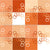 Pattern Of Circles, Pattern Of Squares, Red Orande and White Image