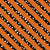 Monarch Stripe and Dot Orange and Black, The Monarch Collection by Benchmark Boutique Image