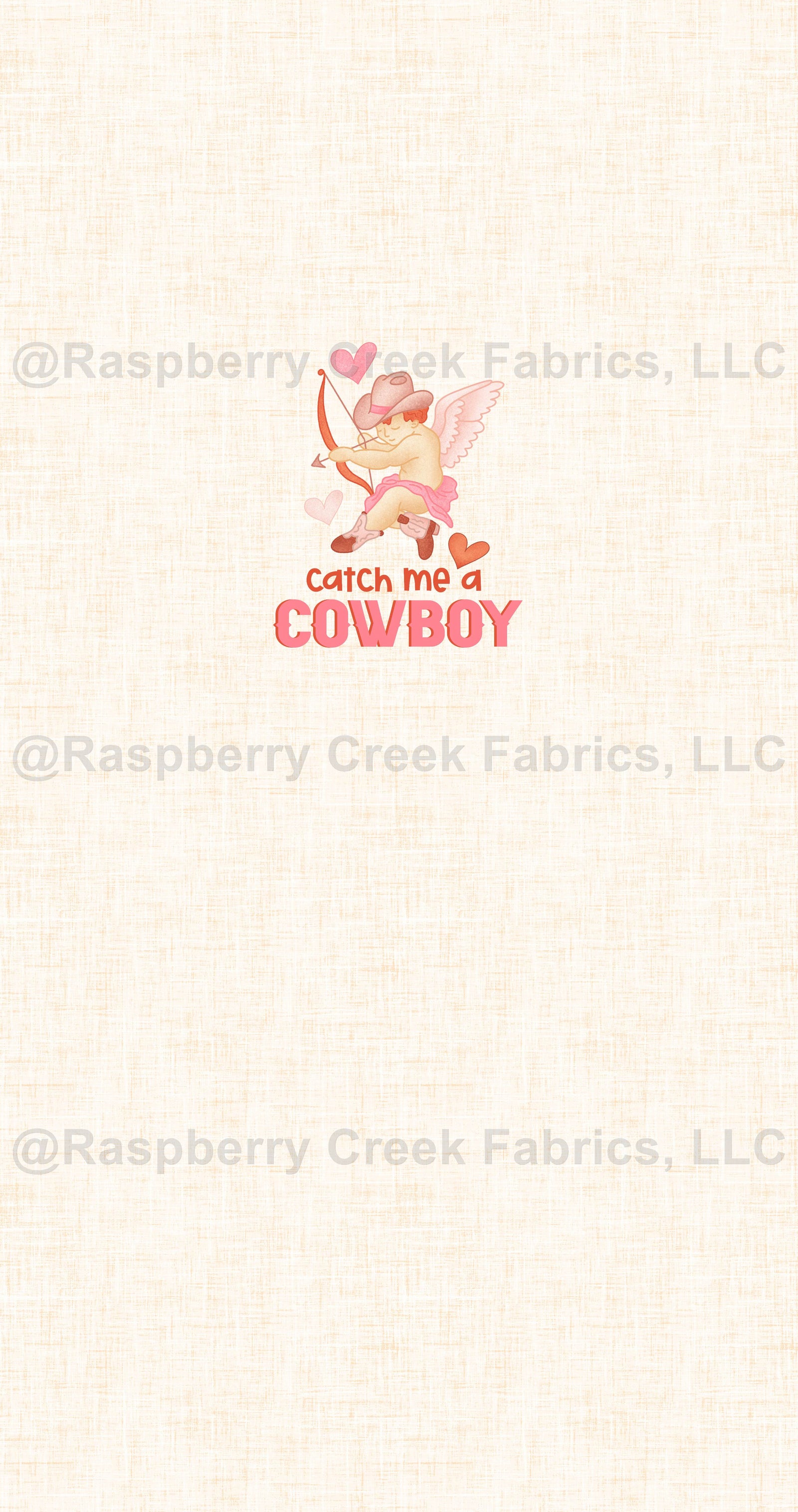 Cowboy Valentine Panel- Catch Me a Cowboy