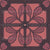 Moroccan tiles botanical purple pink monochrome Image