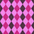 Argyle Pattern, Baby Pink Purple Pink, Orange Stitching Image