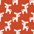 Dala Horse Minimal Retro Bold Red Image