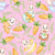 Carrot Patch Rabbits Pink Image