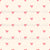 Dainty Hearts in Light / Wild Hearts Collection / Heart pattern with pink and red watercolor hearts on a neutral beige background for Valentine's Day Image