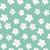 Ditsy Floral on Teal Image