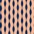 Wavy Scallops Dots Navy Blue Peachy Orange Vertical Stripes Nautical Ocean Image