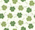 St. Patrick's Day Scattered Shamrocks in Two-Toned Olive Green - St. Patty's Beer & Cheer Collection Image