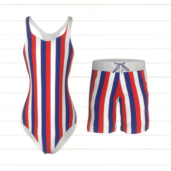 Red White and Blue Stripes, Stars and Stripes Collection - Raspberry ...